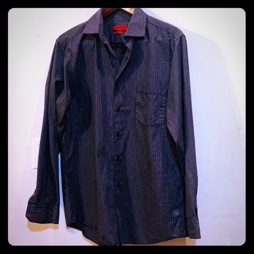 Alfani Fitted Men’s Striped Dress Shirt